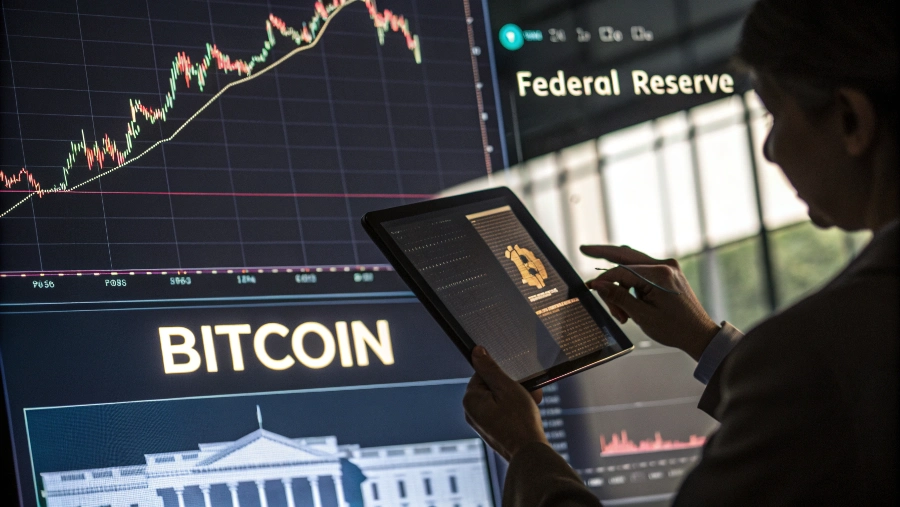افت نسبی بیت کوین و نگاه‌ها به تصمیم فدرال رزرو