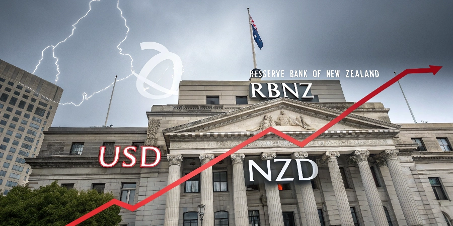  سقوط دلار نیوزیلند پس از کاهش غیرمنتظره نرخ بهره توسط بانک مرکزی